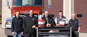 Boyer Trucks Donates matco toolbox and tools to heavy duty truck technology program in Minnesota