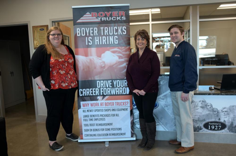 The Boyer Trucks hiring staff